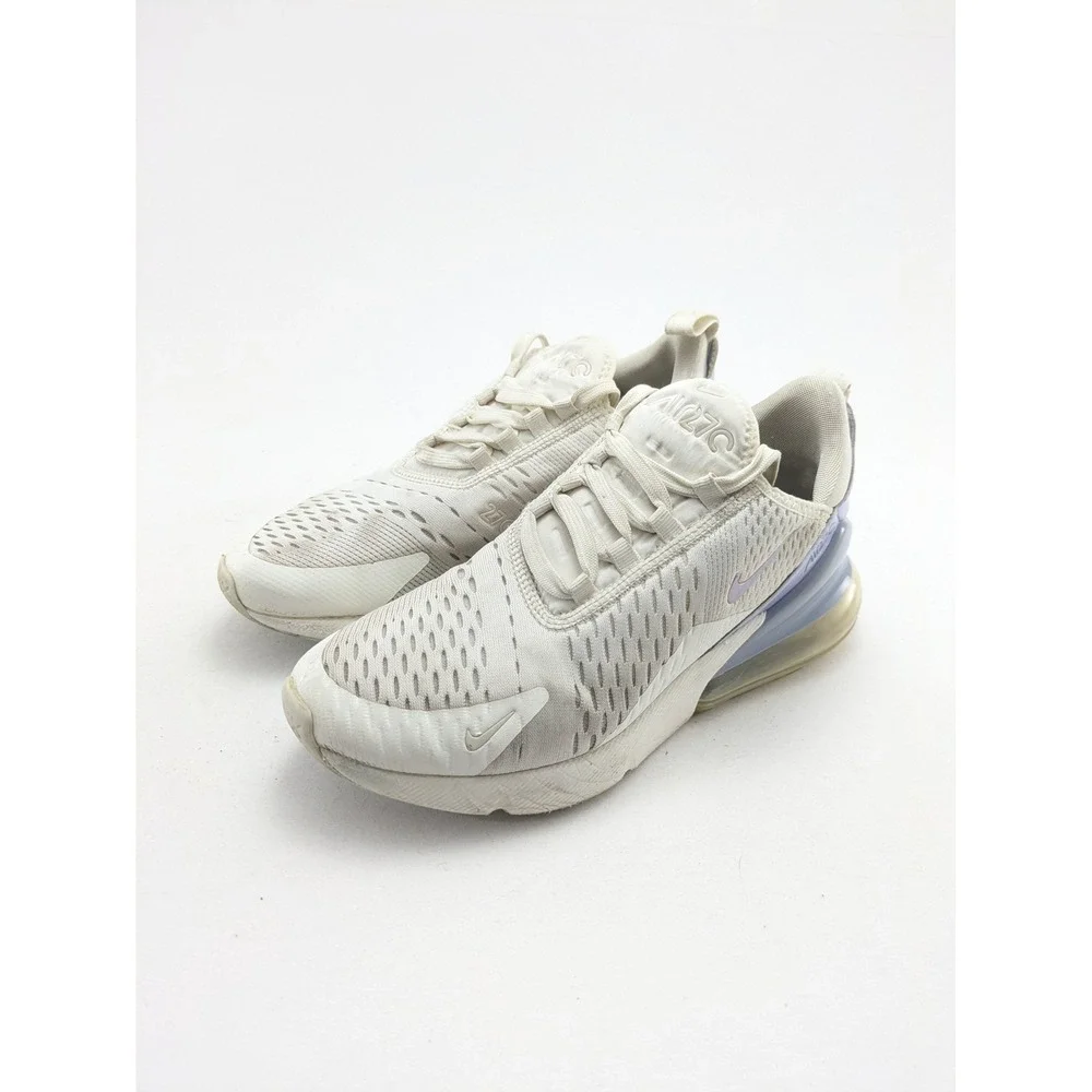Womens Nike Air Max 270 Sail Oxygen Purple Running Shoes FB2934-100 Size 7
